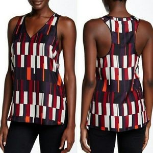 rag & bone Silk Geometric Top